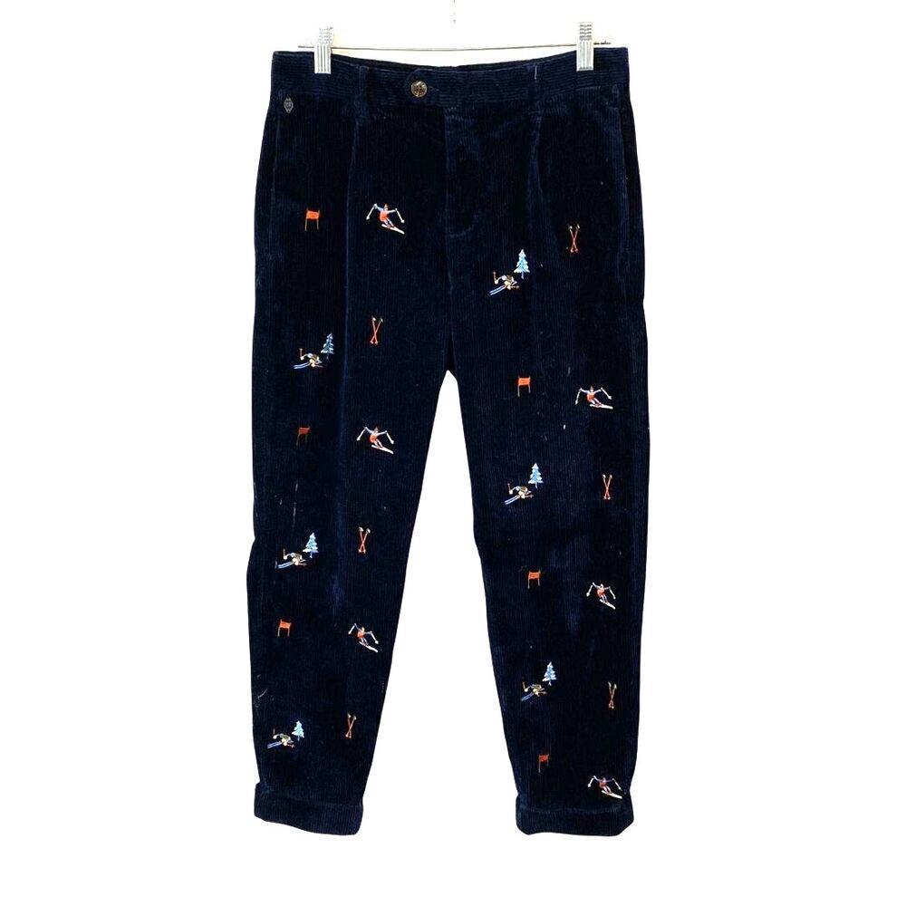Scotch & Soda Corduroy Ski Embroidered Pants 28 Ski Week